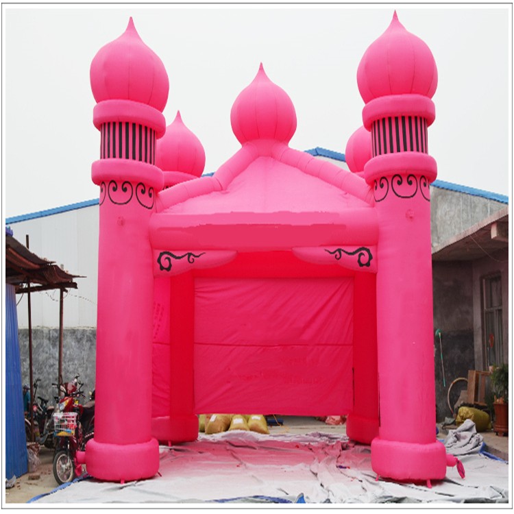 永清粉色帐篷